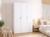 Guardaroba in legno bianco 115x175h cm - Arley