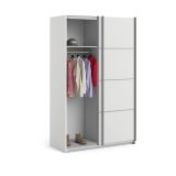 Guardaroba in legno bianco 122x201h cm - NancyWake