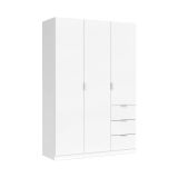 Guardaroba in legno bianco 135x200h cm - Ade