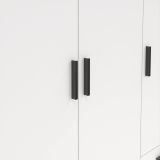 Guardaroba in legno bianco 147x200h cm - Simeon