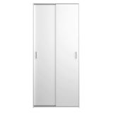 Guardaroba in legno bianco 77x175h cm - Cindy