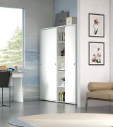 Guardaroba in legno bianco 90x195h cm - Alaysia