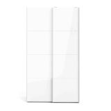 Guardaroba in legno bianco lucido 122x220h cm - Adria