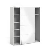 Guardaroba in legno bianco lucido 182x220h cm - Paeng