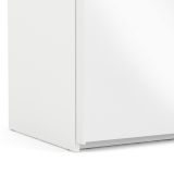 Guardaroba in legno bianco lucido 242x220h cm - Catalina