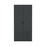 Guardaroba in legno grigio 98x200h cm - Sultani