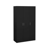 Guardaroba in legno nero 118x200h cm - Albacore