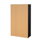 Guardaroba in legno nero 118x200h cm - Albacore