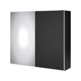 Guardaroba in legno nero 250x218h cm - Acciano