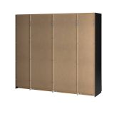 Guardaroba in legno nero 250x218h cm - Acciano