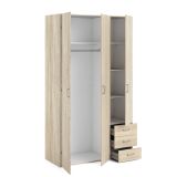 Guardaroba in legno quercia 115x200h cm - Aquilone
