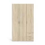 Guardaroba in legno quercia 115x200h cm - Aquilone