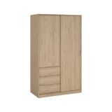 Guardaroba in legno rovere 118x200h cm - Sanjose