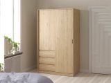 Guardaroba in legno rovere 118x200h cm - Sanjose
