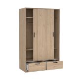 Guardaroba in legno rovere 121x200h cm - Kammuri