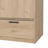 Guardaroba in legno rovere 121x200h cm - Kammuri