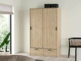 Guardaroba in legno rovere 121x200h cm - Kammuri