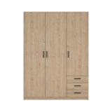 Guardaroba in legno rovere 147x200h cm - Simeon