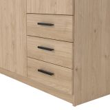Guardaroba in legno rovere 147x200h cm - Simeon