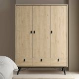 Guardaroba in legno rovere 150x200h cm - Virgil