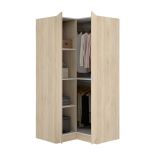 Guardaroba in legno rovere 90x184h cm - Aser