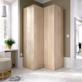 Guardaroba in legno rovere 90x184h cm - Aser