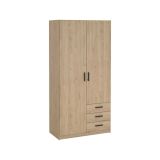 Guardaroba in legno rovere 98x200h cm - Sultani