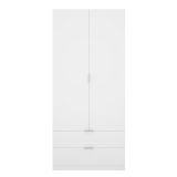 Guardaroba moderno bianco 81x184h cm - Anya