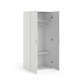 Guardaroba salvaspazio bianco 77x175h cm - Danny
