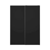 Guardaroba salvaspazio bianco e nero 150x200h cm - Maurice