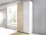 Guardaroba salvaspazio bianco e rovere 90x202h cm - Firmin