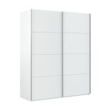 Guardaroba salvaspazio bianco lucido 150x200h cm - Opi