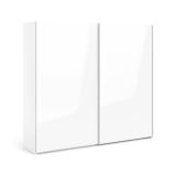 Guardaroba salvaspazio bianco lucido 242x220h cm - Badesse