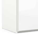 Guardaroba salvaspazio bianco lucido 242x220h cm - Badesse