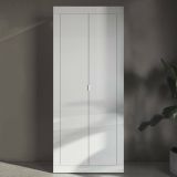 Guardaroba salvaspazio bianco lucido 78x185h cm - Contea