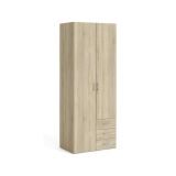 Guardaroba salvaspazio quercia 77x200h cm - Apollina