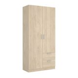 Guardaroba salvaspazio rovere 100x215h cm - Amp