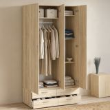 Guardaroba salvaspazio rovere 110x214h cm - Randazzo