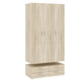 Guardaroba salvaspazio rovere 110x214h cm - Randazzo