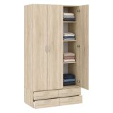 Guardaroba salvaspazio rovere 110x214h cm - Randazzo