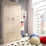 Guardaroba salvaspazio rovere 81x184h cm - Anya