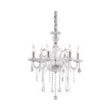 Ideal-Lux - Lampada a sospensione GIUDECCA SP6 TRASPARENTE, 58 x 58 x h90 cm, Trasparente