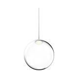 Ideal-Lux - Lampada a sospensione RUBBER MSP1 SMALL BIANCO, 8 x 8 x h210 cm, Bianco