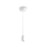 Ideal-Lux - Lampada a sospensione SET UP MSP1 BIANCO, 5 x 5 x h33 cm, Bianco