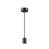 Ideal-Lux - Lampada a sospensione SET UP MSP1 NERO, 5 x 5 x h33 cm, Nero