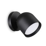 Ideal-Lux - Lampada da parete DODO AP1 NERO, 9 x 12 x h9 cm, Nero