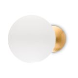 Ideal-Lux - Lampada da parete ECLISSI AP SMALL, 30 x 30 x h10 cm, Oro