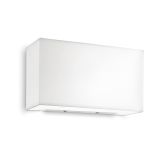 Ideal-Lux - Lampada da parete HOTEL AP1 BIANCO, 32 x 18 x h11 cm, Bianco