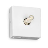 Ideal-Lux - Lampada da parete KID MAP1 BIANCO, 10 x 10 x h5 cm, Bianco
