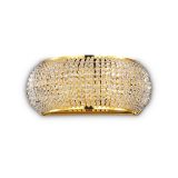 Ideal-Lux - Lampada da parete PASHA' AP3 ORO, 26 x 12 x h12 cm, Oro